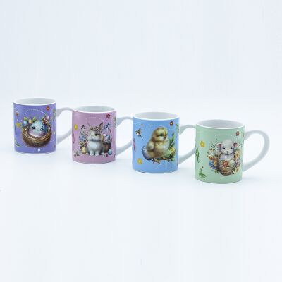 Quality Easter Ceramic Mug 230 Ml With Decal Fired Memorable For Household Product Store factory