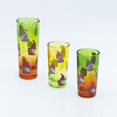 Qualité Tasses de la Saint-Valentin à trois couleurs, vaporisation, 50 ml, commémoratives pour les acheteurs de cadeaux Usine