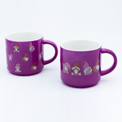 Qualité Mug commémoratif de 300 ml pour la Saint-Valentin avec pulvérisation de couleur et cuisson de décalcomanie pour la célébration du festival Usine