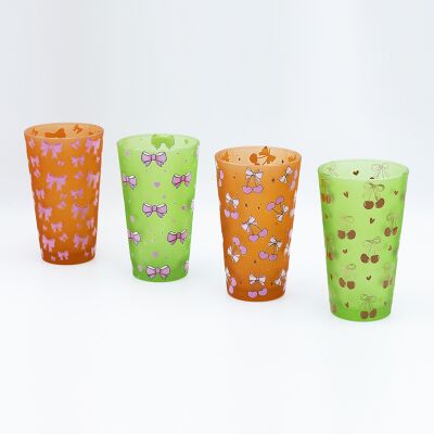 Quality Valentines Day Cup 500 Ml With Color Spraying And Decal Firing Suitable For Festival Celebration Events factory