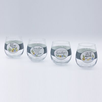 Qualité Verre à vin Taille personnalisée pour la fête des mères avec décalé 480 ml Pour souvenir en gros Usine