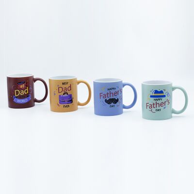 Tienda de regalos Tazas divertidas para el Día del Padre 11 Cm H 430 Ml Taza conmemorativa personalizada para papá