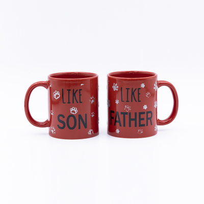 8*8cm 9.5cmh 330ml father's day mugs for gift shop.