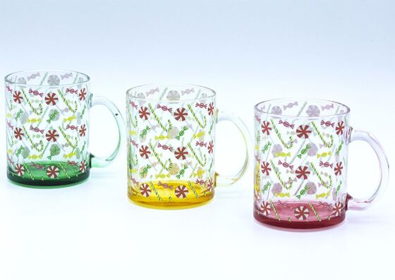 Qualità Decal Firing Color Spraying Christmas Mug Bulk 330ml Per Tazze Di Natale E Regali Fabbrica