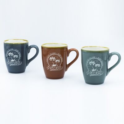 Qualidade Taça de café de 410 ml, perfeita para lojas e coleções de souvenirs. Fábrica