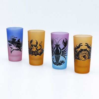 Qualité Poudre mousseuse et tasse de souvenir à deux couleurs 60 ml pour les acheteurs de cadeaux Usine