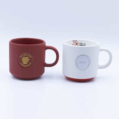 Kwaliteit Decal Gebakken En Badge Thanksgiving Mokken Dia 9*6.7cm 9cmH 380ml Voor Festival Cadeau Liefhebber Fabriek