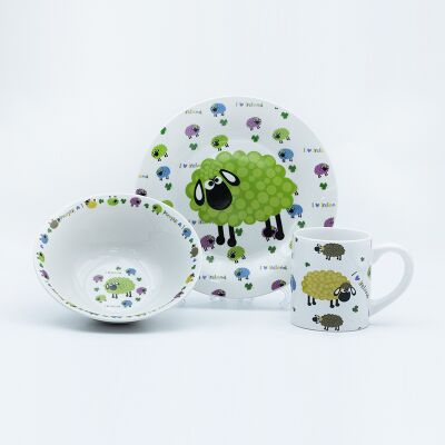 Kualitas Mug 230Ml dan Mangkuk 400Ml Set Souvenir Keramik Anak Irlandia untuk Toko Kreatif Pariwisata pabrik