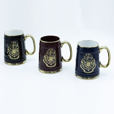 Qualité Mugs de marque avec électroplacage unique et cuisson de décalcomanie Capacité 670ml Diamètre 8.3cm Hauteur 13.7cm Usine