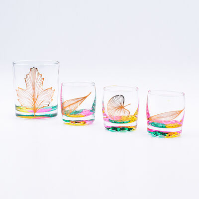 Qualità Disegno unico Tazza di caffè con decal e colore di spruzzatura Dia 6.6 * 6cm 8.1cmH 210ml per negozio di souvenir Fabbrica