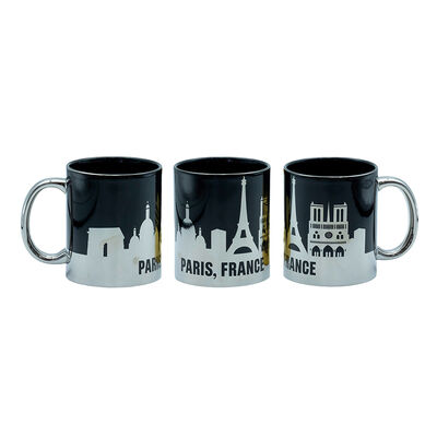 Qualité 330ml tasse de café souvenir avec autocollant laser tiré mémorable pour le commerce culturel et touristique Usine