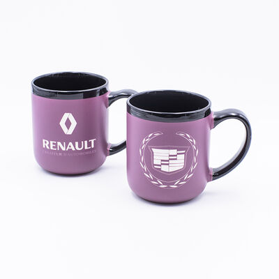 Quality Licensed Mug Single Color Glaze Sandblasting For Souvenir Store factory