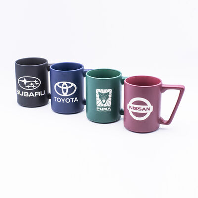 Quality Dia 8.8*7.5cm 11.5cmH 460ml Branded Coffee Mugs With Sandblasting Unique For Enthusiasts factory