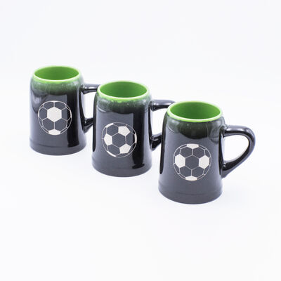 Kualitas Mug Kopi Kenangan Menggabungkan Desain Unik Stiker yang Dibakar Penggemar Olahraga pabrik