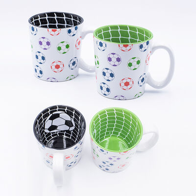 Qualidade Taça de café de lembrança combinando Decal exclusivo Fogo Fãs desportivos Fábrica