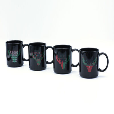 Quality Decal Fired Ceramic Design Christmas Cups Wholesale For Holiday Celebrations factory