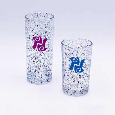 Quality Gift Shop Branded Cups With Decal Fired Customized Logo factory