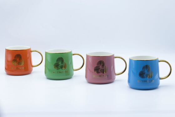 Quality Factory OEM Customized Ceramic Mug With Electroplating factory