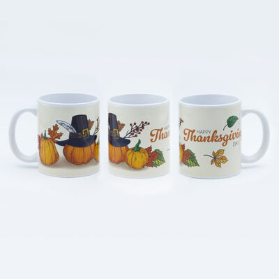 Qualidade Decal de alta temperatura Cerâmica de agradecimento de grãos para festas de presente para entusiastas com desenhos personalizados Fábrica