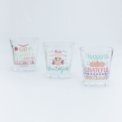 Quality Glass Decal Fired Design Thanksgiving Coffee Mugs Wholesale Customizable Patterns For Festive Celebrations factory