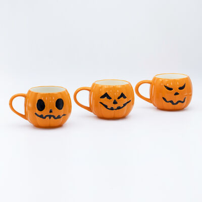 Quality Pumpkin Style Design Bulk Halloween Mugs Customizable Options For Gift Stores factory