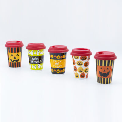 Quality Wholesale Ceramic Halloween Coffee Mug With Lid Customizable Designs For Gift Stores factory