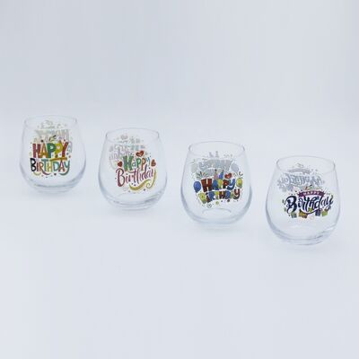 Qualidade Caneca de café de vidro com decalque para lojas de presentes com design exclusivo Fábrica