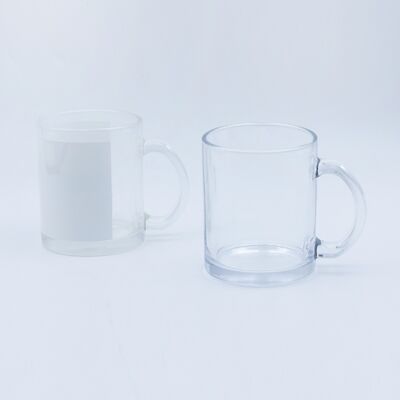 Qualidade Caneca de Vidro para Lembrancinha com Decalque Personalizado e Embalagem em Caixa Branca para Amantes de Café Fábrica
