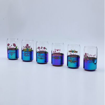 Kwaliteit Custom Moedersdag Iridescent Glass Tumbler Collectie Fabriek